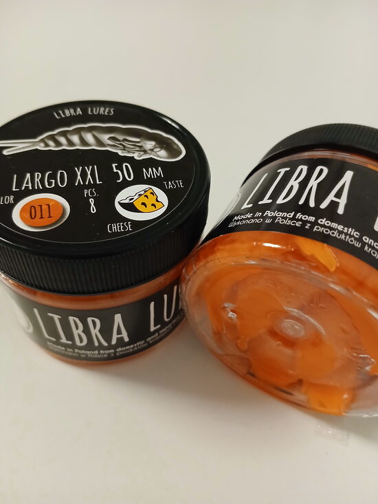 Largo XXL 50mm, 011 Hot Orange, 4,85gr, Cheese, 8pcs/pack